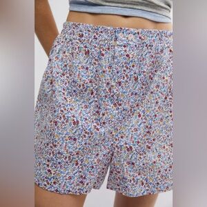 Free people Cloud Nine Floral cotton boxer shorts
